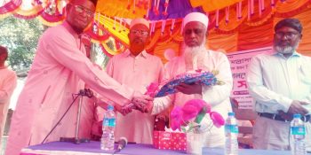 সরশকাঠি মাদ্রাসার ৪তলা  নতুন ভবনের ভিত্তিপ্রস্তর উদ্বোধন করলেন এমপি ইজ্জত উল্লাহ