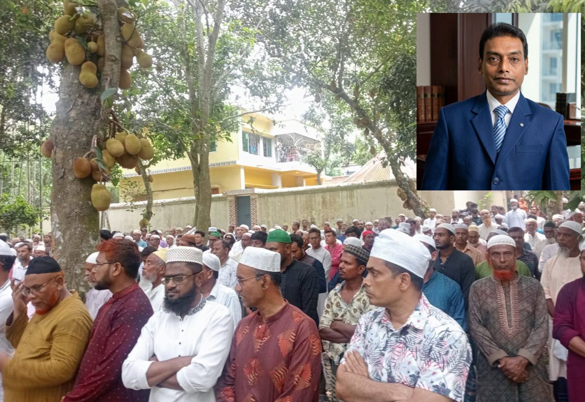 কলারোয়ায় কুশোডাঙ্গা হাইস্কুলের প্রধান শিক্ষক আখতারুজ্জামানের দাফন সম্পন্ন, সর্বস্তরের মানুষের ঢল