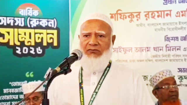 রাজনৈতিক প্রশ্রয় না পেলে সিন্ডিকেট থাকত না: জামায়াত আমির