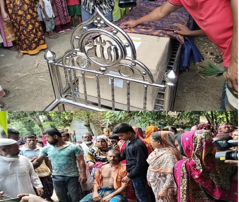লেবাননে নিহত নাহিদুল ইসলাম কফিনবন্দি হয়ে নিজ বাড়িতে ফিরলেন