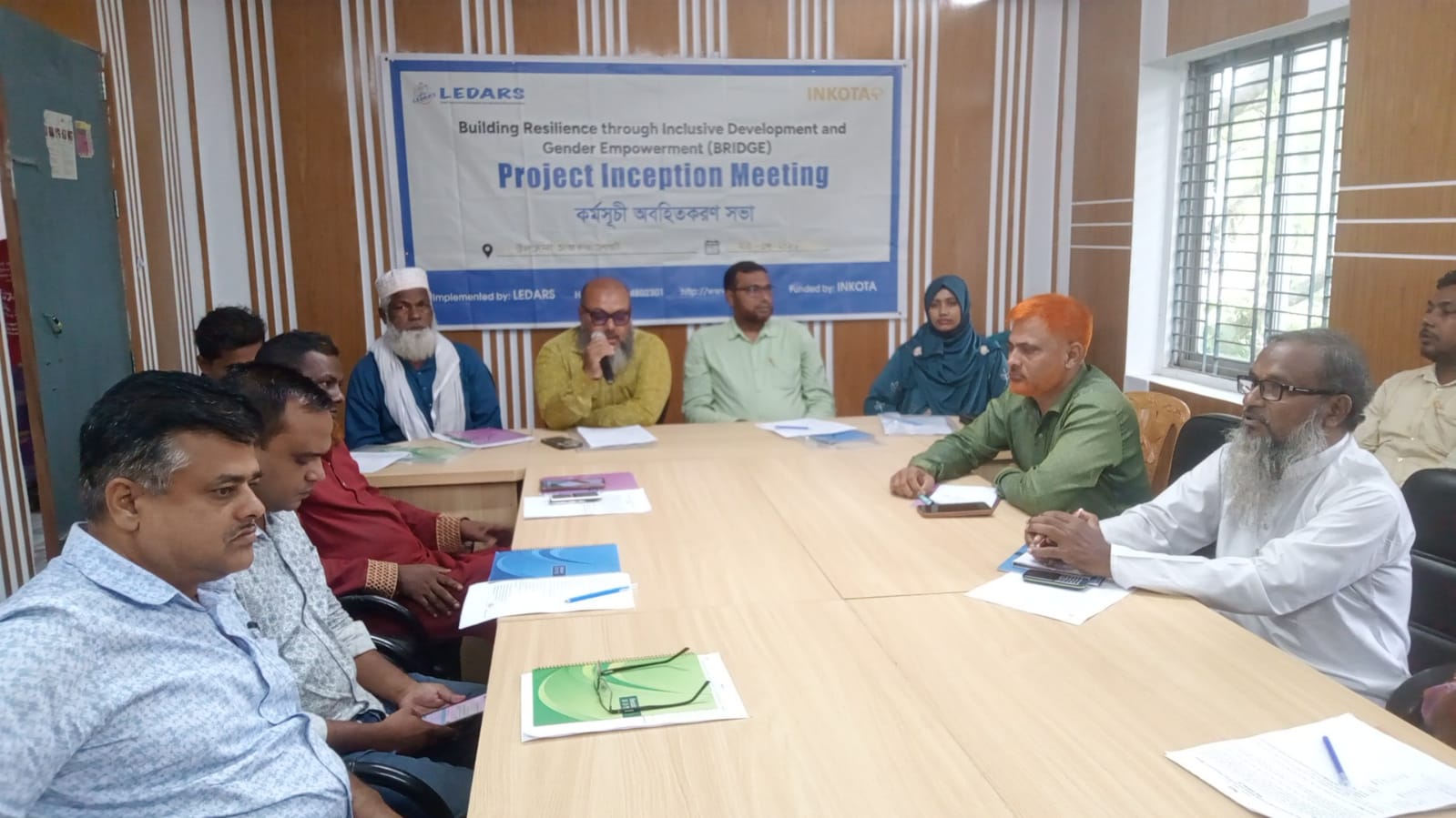 আশাশুনিতে উপকূলীয় জনগোষ্ঠীর জলবায়ু সহনশীলতায় BRIDGE প্রকল্পের অবহিতকরণ সভা