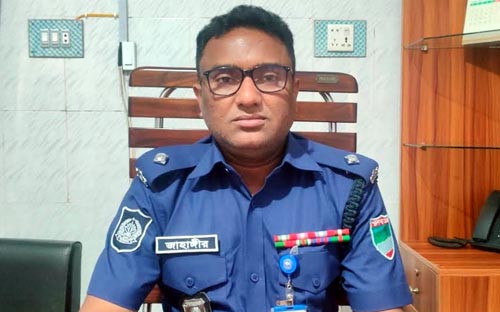 আশাশুনিতে নবাগত ওসি মোঃ জাহাঙ্গীর আরিফ এর যোগদান