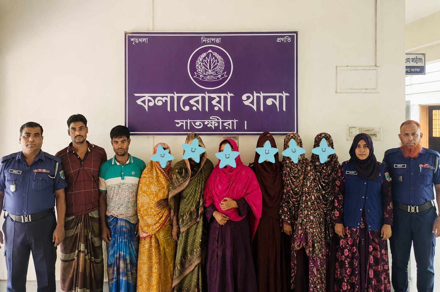 কলারোয়ায় ওসি মিজানুর রহমানের যোগদানের তৃতীয় দিনেই বিশেষ অভিযান, গ্রেপ্তার ৭