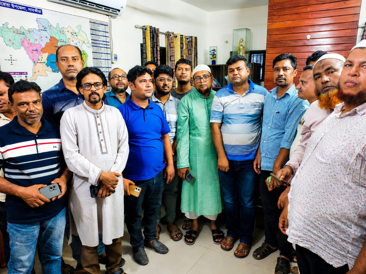 কলারোয়া রিপোর্টার্স ক্লাবের সাংবাদিকদের সঙ্গে নবাগত ওসির মতবিনিময়