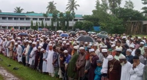 প্রতাপনগর ইউপির সাবেক চেয়ারম্যান মাওলানা আব্দুল মান্নানের দাফন সম্পন্ন