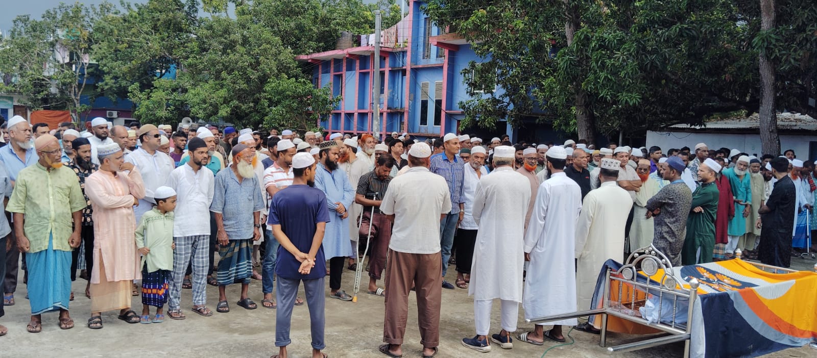সাংবাদিক শেখ আব্দুল আলীমের জানাজা ও দাফন সম্পন্ন
