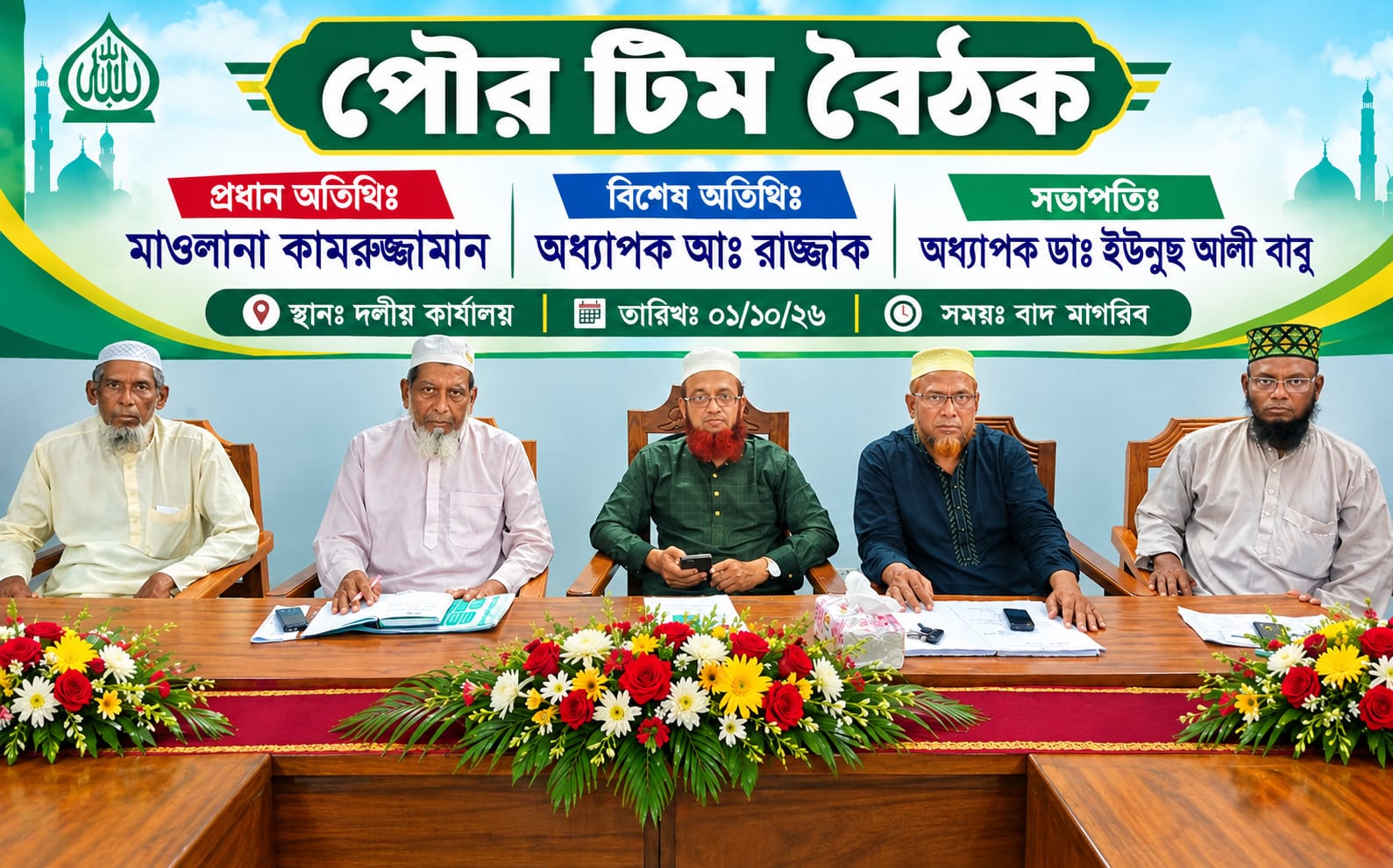 কলারোয়ায় পৌর জামায়াতের টিম বৈঠক অনুষ্ঠিত