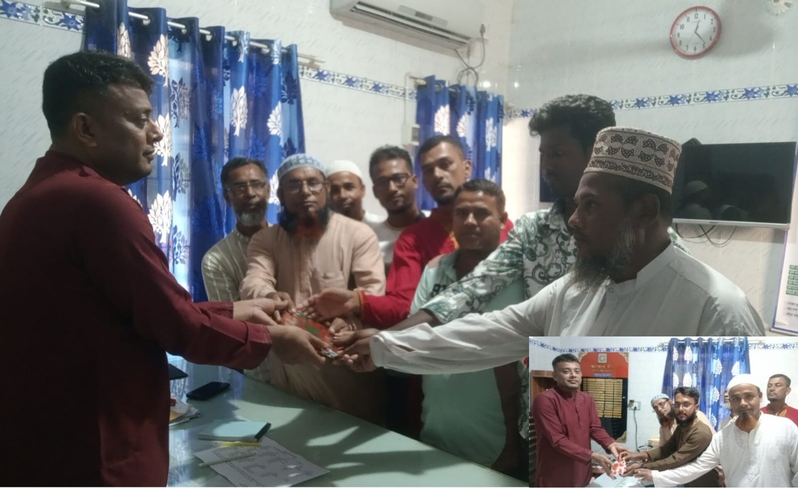 আশাশুনির নবাগত ওসির সঙ্গে কাদাকাটি জামায়াত নেতৃবৃন্দের সৌজন্য সাক্ষাৎ ও মতবিনিময়